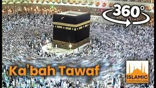 360° Tawaf Around The Ka'bah In Makkah.