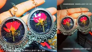 Resin Jhumka Step By Step Complete Tutorial | UV Resin Use To Make Resin Earrings
