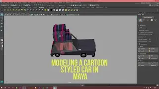 Modeling cartoon styled Adventure car in MAYA