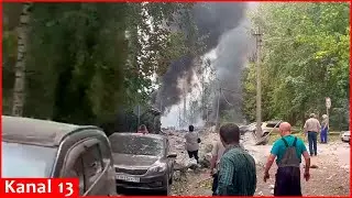 Russians show the destruction after the explosion in Moscow - there are dozens of wounded...