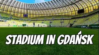 Я выхожу на поле стадиона в Гданьске, Polsat Plus Arena Gdańsk.