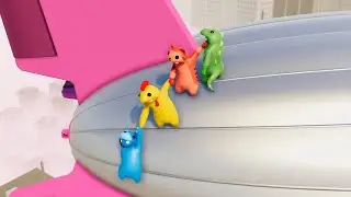 Gang Beasts - 4 Player Shared Screen Local Coop All Games Mode