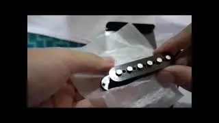 Musiclily single coil unboxing + playing metal on acoustic