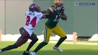 Davante Adams vs Carlton Davis (2020-21 NFC Championship) | WR vs CB Matchup