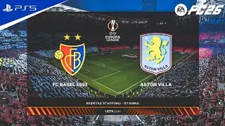 Basel vs. Aston Villa | UEFA Europa League 2025/26 Round 6 | FC 26 - PS5