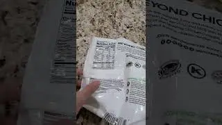 Beyond Meat Beyond Chicken Plant-Based Breaded Tenders 11g of Plant Protein per serving #shorts