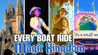 We Rode EVERY Magic Kingdom Boat Ride… From Jungle Cruise to Tiana’s!