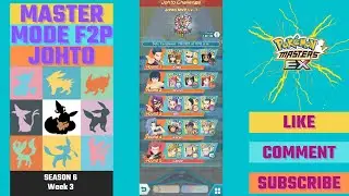 10000 Points F2P Master Mode Johto Challenge Week 3 - Champion Stadium Season 6 [Masters EX]