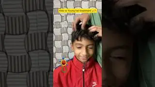 Kids vs young hair treatments🔥😂| Indian family 😂 #shorts #relatable #chotabhai #bachpan #indian