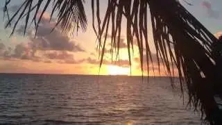 Belize Morning Sunrise on Long Caye