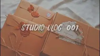 studio vlog: 001 | pack orders with me (ASMR + soft music relaxing) | philippines