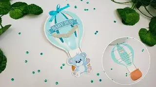 Cute Baby Shower Card | DIY Card For Baby Boy | With Free Printable | @dhanurapturegifts