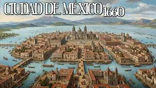 Ciudad de M&eacute;xico 1660 (Reconstrucci&oacute;n con IA)
