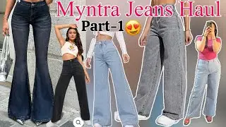 MYNTRA JEANS HAUL || *Best Quality* Denims || PART-1 || Akanksha Pathak