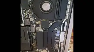 &ldquo;13&rdquo; MacBook Pro logic board repair and fan replacement due to liquid damage  #apple2022 #zasupport