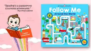 Follow me Around the world by Roger Priddy - a finger trail board book