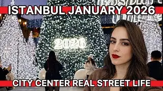 Istanbul🇹🇷Turkiye 2026 Walking Tour Nightlife Vibes |Beyoglu,Galataport,Karakoy Neighborhood | 4K