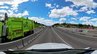Edmonton Construction Whyte Mud Rainbow Valley Bridge Insta360 X4
