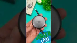 НОВИНКА 2025! UGREEN L531 Nexode Retractable - КОМПАКТНЫЙ Выдвижной кабель МОЩЬНОСТЬЮ 100 Ватт !