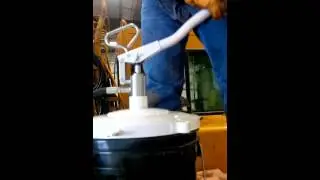 Filling a Lincoln Quicklub with grease