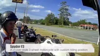 Atlanta Spyder Riders in Tellico Plains TN.