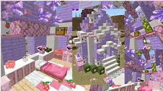 minecraft fairytale house in minecraft pe (interior design)