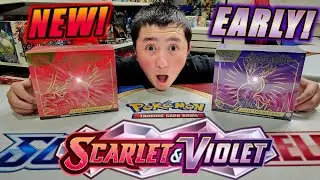 We're Back With EARLY POKEMON SCARLET & VIOLET Elite Trainer Boxes!