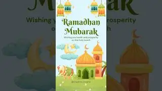 Ramadan Mubarak | #ramadan wishes animation #ramadanmubarak #festival #eid #eidspecial