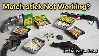 Matchstick gun repair only 2mint/ Assemble step-by-step guide /Matchstick pistol Repair