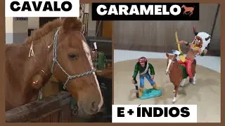 Forte Apache -Escala 1/26 - Diorama#26 - CAVALO CARAMELO E MAIS ÍNDIOS CUSTOMIZADOS 😉🐎🫡