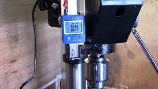 Drill Press DRO iGaging Drill Press Digital Readout installed on JET JDP-17MF