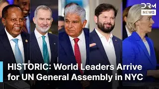 HISTORIC DAY: World Leaders Arrive in New York for UN General Assembly 2025 | AQ1B