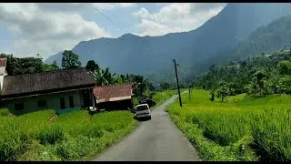 Virtual walk - walk in cool mountain village||javavillage