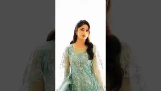 Pakistani Actress Sajal Aly in Elegant Pastel Blue Traditional Dress | Fashion 2025 #sajalaly #new