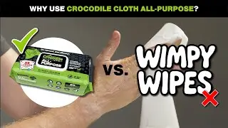 Crocodile Cloth All-Purpose Cleaning Wipes vs The Competition