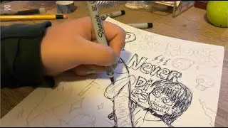 PUNK ROCK NEVER DIES!!! | 5SOS | draw with me