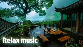 Hidden Mountain Tea House 🌿  Misty Morning Calm & Nature Sounds