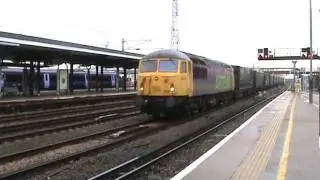 56312 working 4Z91 at Ashford. 30/11/09