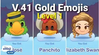 Disney Emoji Blitz Ver.41 Gold Emojis - Level 1 (Beta Update)