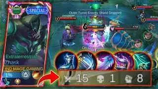 2025 ZHASK 1 HIT BUILD  (100% BROKEN ) !! ZHASK 100% BROKEN BUILD !! BUILD TOP 1 GLOBAL ZHASK ~ MLBB