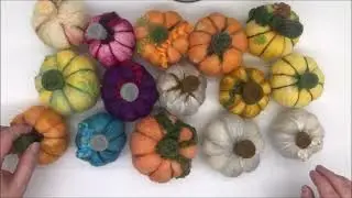Painterly Pumpkins - needle felting tutorial
