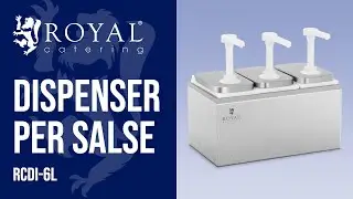 Dispenser per salse Royal Catering RCDI-6L | Presentazione del prodotto 10011450