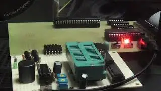 MZ-80C用8255インターフェースでROMライタが動きました。8255インターフェースが使えるようになった。