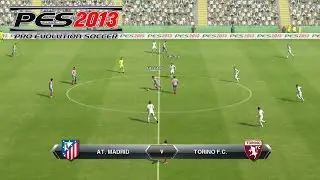 Atl&eacute;tico de Madrid x Torino - PES 2013 PS3 - Narra&ccedil;&atilde;o Silvio Luiz
