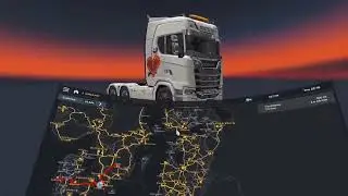 ETS2 rain mod, pro mod, realistic traffic and physics mod