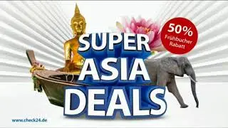 CHECK 24 ASIA TV  SPOT WERBUNG  2018 Deutsch