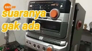 Power ok tapi gak ada suara audio