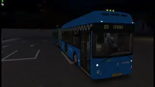 Автобус № 672 в ОМСИ 2 (до метро)