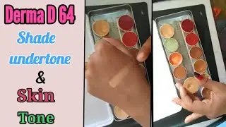 Kryolan Derma D64 complete Tutorial in Hindi | Kryolan Derma D64 shade guide #Kryolan #derma #makeup
