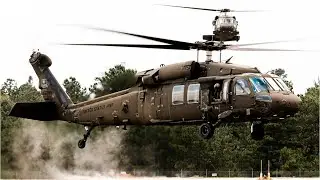 UH60M Black Hawk Helicopter Air Assault - 101st Airborne Fort Campbell with Crew Audio CRM